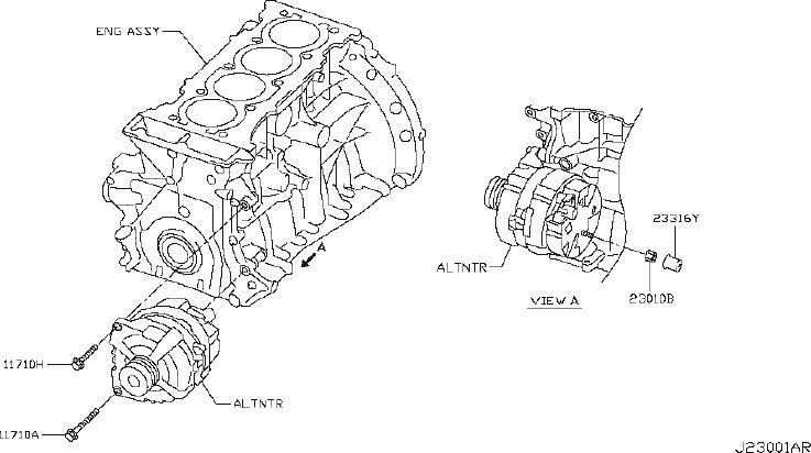 01121-HG01B - Bolt - Genuine INFINITI Part